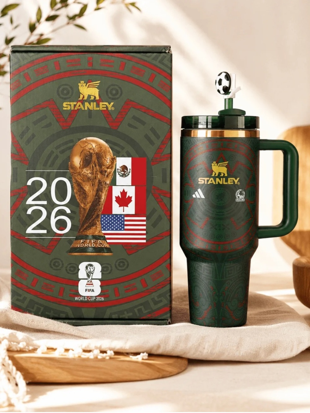 Stanley Mexico FIFA 2026 Travel Tumbler with Handle